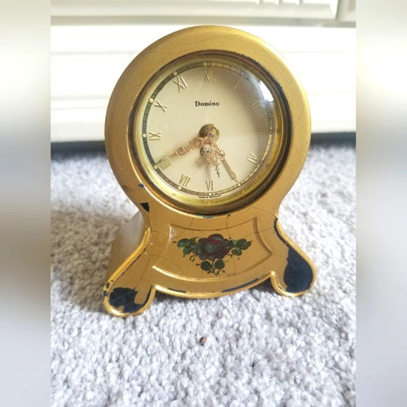 Domino Other Vintage Music Box Clock Poshmark